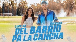 Luck Ra y Soledad Pastorutti son los intérpretes de la canción oficial de la Liga Profesional.