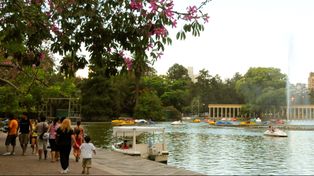 Parque Independencia: veredas nuevas, recambio del muelle del Laguito y un nuevo cartel de Rosario