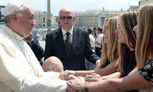 El Papa argentino recibió a las animadoras infantiles y sus familias.
