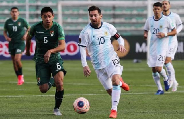Messi jugó en la altura de La Paz y lo padeció como muchos jugadores.&nbsp;