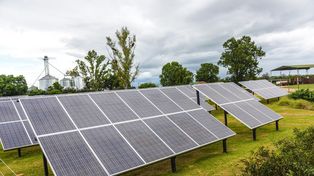 Inauguración. El tambo tiene energía eléctrica autosustentable.