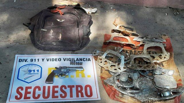 En el interior de la bolsa