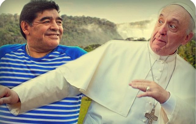 Diego también habló del papa Francisco.