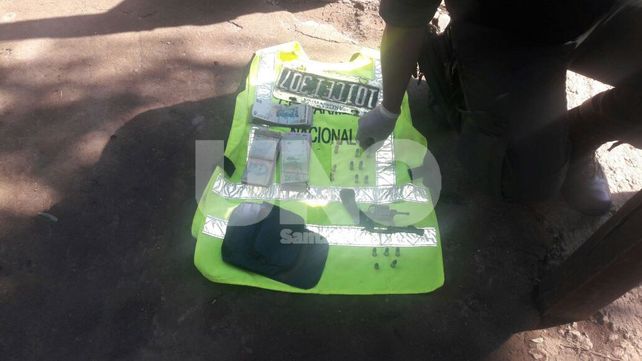 Secuestraron un arma y balas de guerra