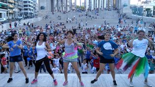 Rosario participó de Bailamos todos, la movida nacional organizada por Red Solidaria