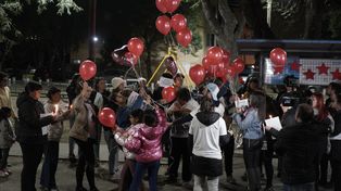 Vecinos y alumnas de Virginia participaron de la ceremonia.