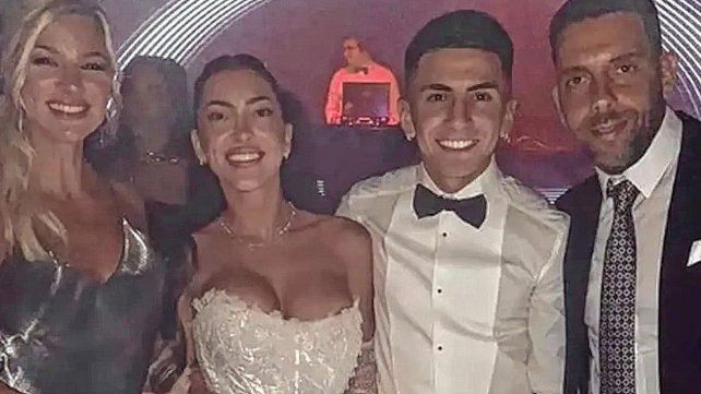 Thiago Almada se casó y en la fiesta estuvieron varios campeones del mundo.