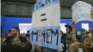 Realizaron una protesta contra el presidente