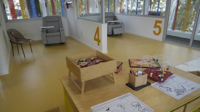 Hospital Vilela: el lunes comienza a funcionar la nueva sala oncopediátrica impulsada por Santi Maratea