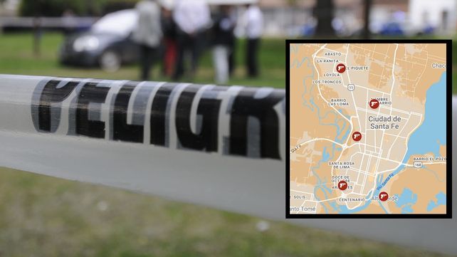 Santa Fe violenta: los cinco barrios con más heridos por armas de fuego en lo que va de 2023