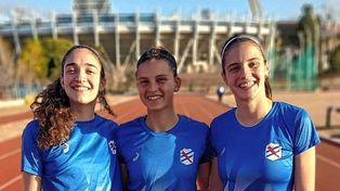 uciana Ferreyra, MIlagros Lamagni y Paula Gómez Iriondo finalizaron segundas en Córdoba.