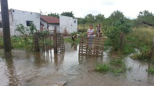 San José de Feliciano, uno de los lugares más afectados por las intensas lluvias.