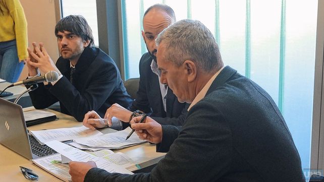 Luis Erbes y sus abogados