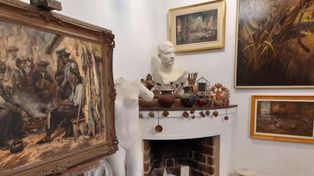 La Casa Raúl Domínguez, donde vivía el artista plástico y poseía su estudio.