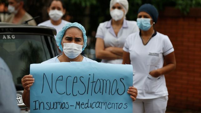 Personal sanitario de Paraguay solicitó insumos médicos para hacerle frente a la pandemia