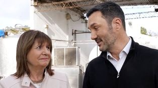 El binomio grabó su primer spot de campaña.