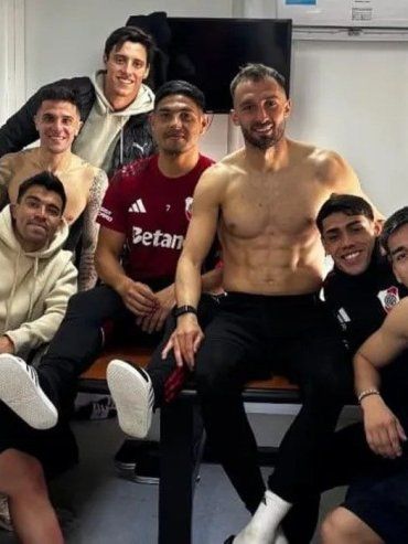 River: Acuña y Santiago Beltrán visitaron a los jugadores separados