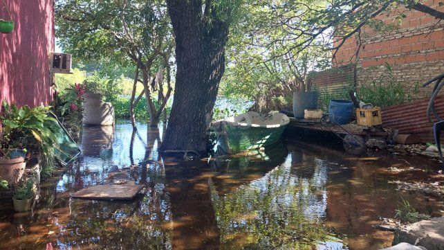 Así se encuentra el barrio La Vuelta del Paraguayo luego de que el río superó el nivel de alerta en la ciudad de Santa Fe