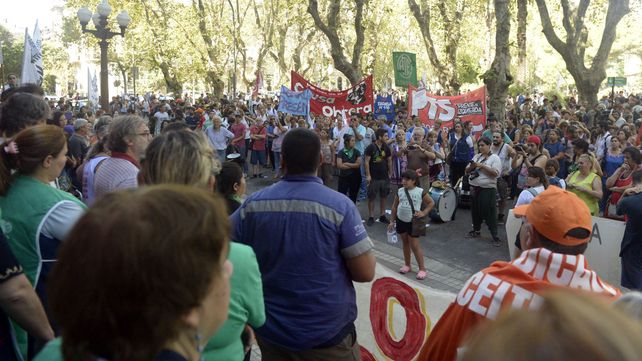 Protesta. Amsafé Rosario