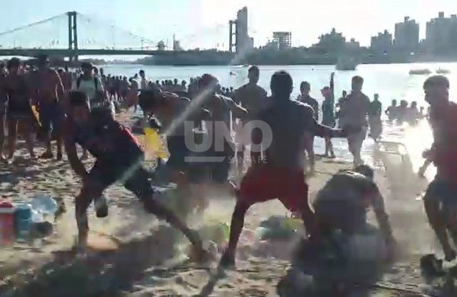 Luego de la brutal pelea en la costanera, los guardavidas piden presencial policial en las playas