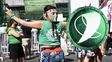 Aborto legal: verdes y celestes se manifiestan frente al Congreso