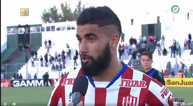 El joven fue ayudado por el jugador de Unión