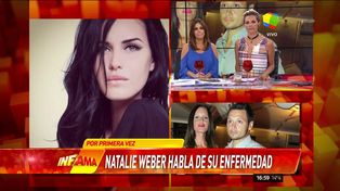 Natalie Weber habló de la lucha para superar su dura enfermedad