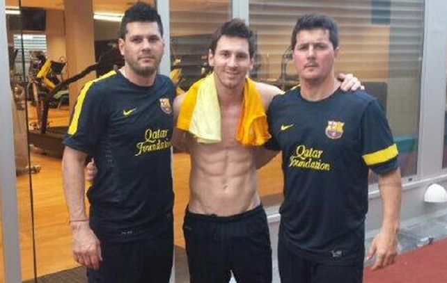 Messi descansa en España y comparte gimnasio con sus hermanos