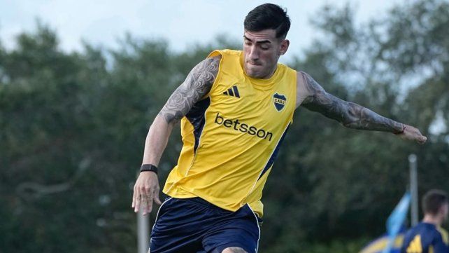 Lautaro Di Lollo entraría por el expulsado Nicolás Figal en Boca.