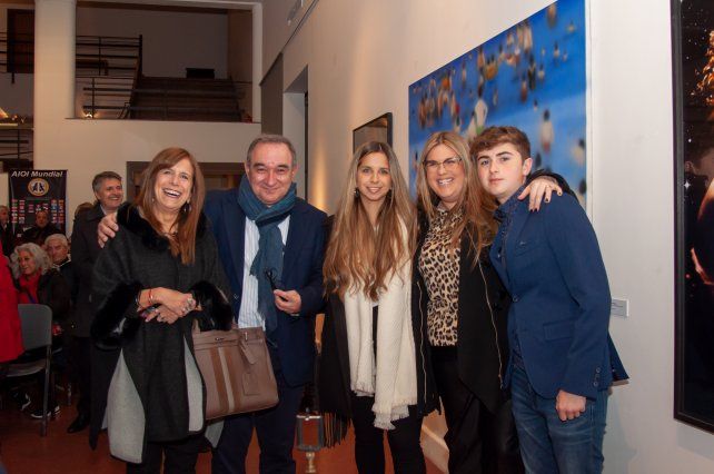 Laura Fornasiero, Edgardo Guglielnetti, Franca Gaulón, Zalia Hiskin y Abner Hiskin