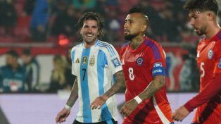 La bronca de Arturo Vidal y Rodrigo De Paul viene desde el último partido de las Eliminatorias Sudamericanas.