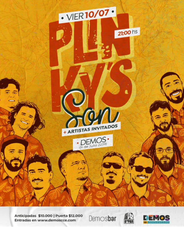 Noche de salsa en Demos: Plynkys Son y Artistas Invitados
