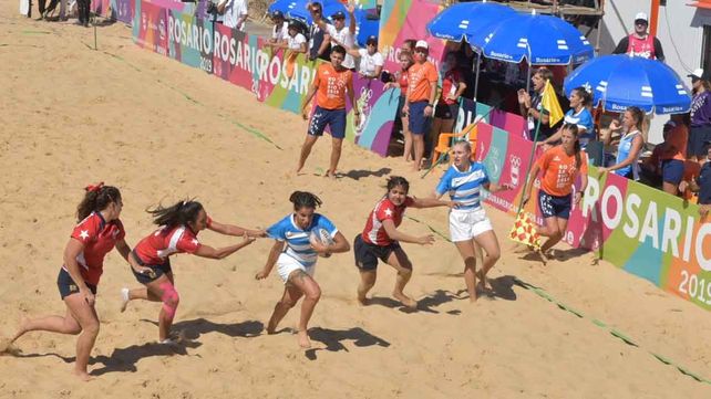 Arrancaron los Juegos de Playa y la primera medalla de oro fue para una argentina