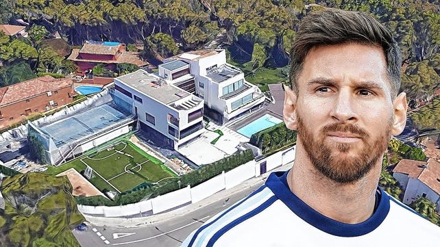 La mansión que Messi y su familia disfrutan en Barcelona