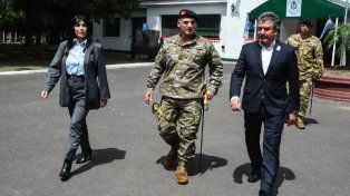 Alicia Aluani participó del acto oficial por el 88° aniversario de la II Brigada Blindada de Paraná.&nbsp;