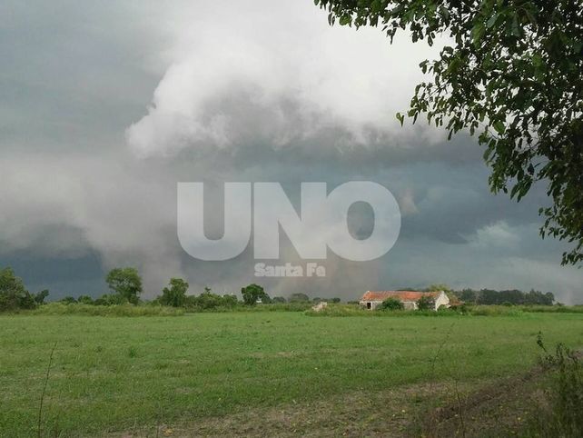 Minitornado en el norte de San Javier