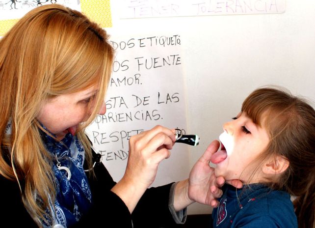 Realizaron controles sanitarios a niños en escuelas del departamento Ibicuy