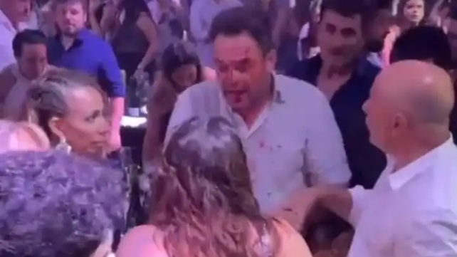 Captura de video de la graduación del colegio María Auxiliadora de Funes