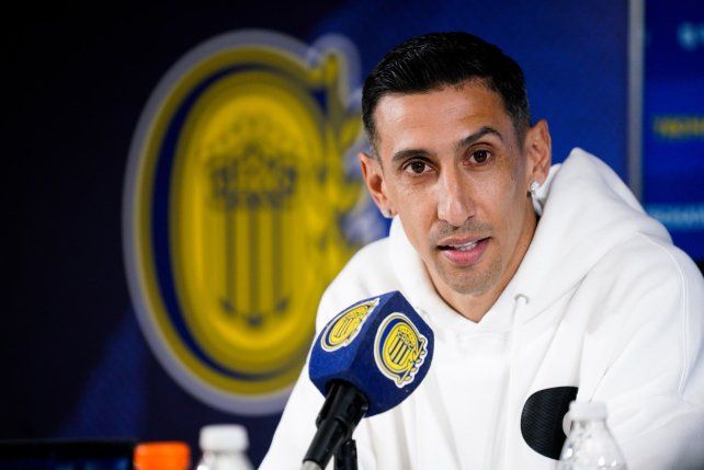 Ángel Di María brindó una conferencia y habló de su futuro en Central.
