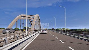 La imagen que muestra cómo será el nuevo puente Santa Fe - Santo Tomé: la obra comenzaría en abril de 2025
