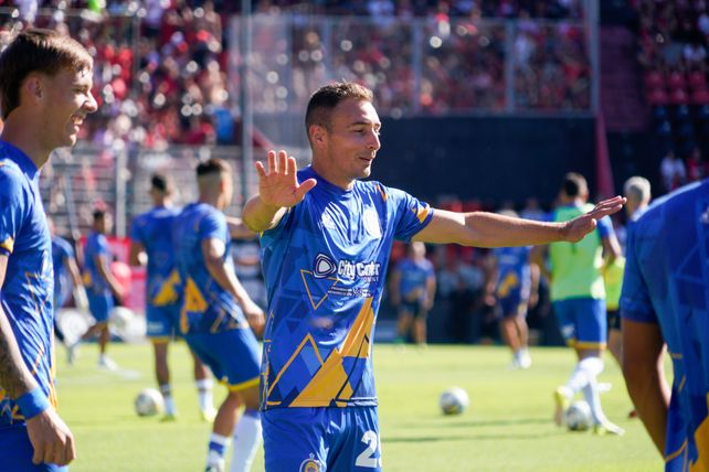 Marco Ruben se está poniendo a punto desde lo físico tras su regreso al fútbol. Aún no sumó minutos.