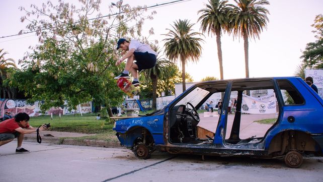 A punto de planchar el flip.&nbsp;