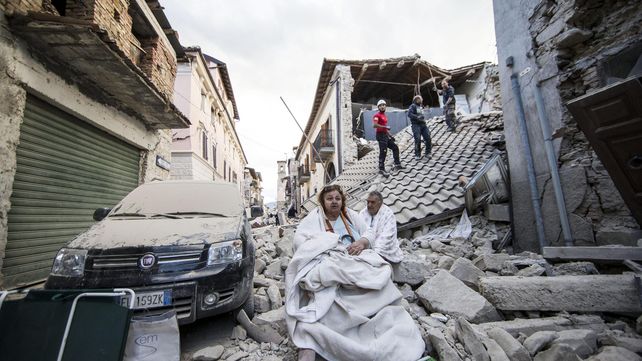 Las estremecedoras imágenes del sismo que sacudió a Italia