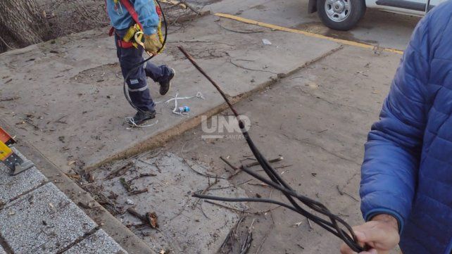 En la escuela Marcos Sastre no dictaron clases porque se robaron los cables de la luz En la escuela Marcos Sastre no dictaron clases porque se robaron los cables de la luz