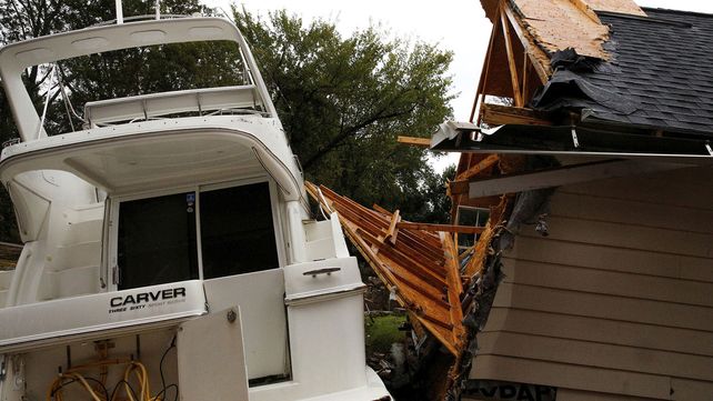 Imágenes del devastador paso del huracán Florence por Carolina del Norte