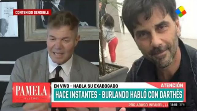 Burlando: Hablé con él y yo le creo a Juan Darthés