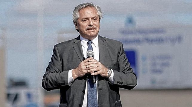 El presidente Alberto Fernández