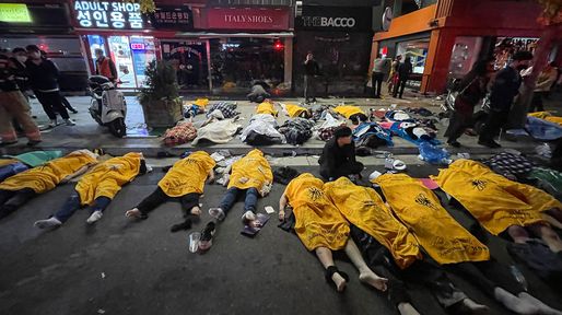 Fiesta de Halloween en Corea de Sur: unos 146 muertos y 100 heridos tras una estampida