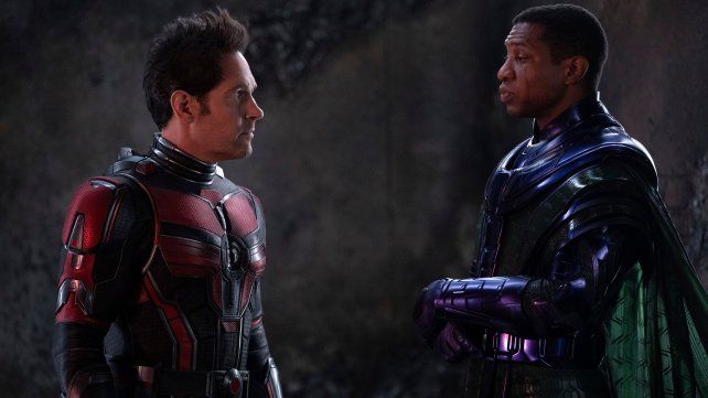 Paul Rudd y Jonathan Majors como Scott Lang/Ant-Man y Kang