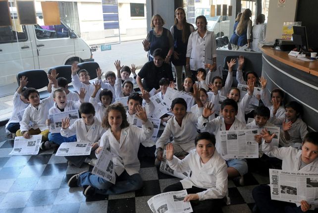 Proyecto especial. Los chicos están trabajando en una iniciativa vinculada a la integración de personas con discapacidad